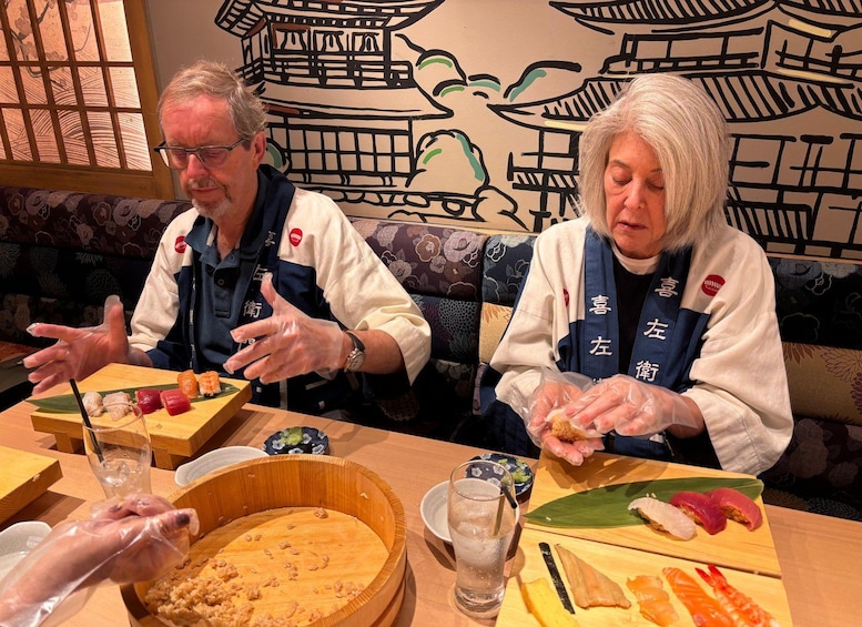 Picture 408 for Activity Kyoto: Sushi Making Class at Sushi Restaurant Before Open 4