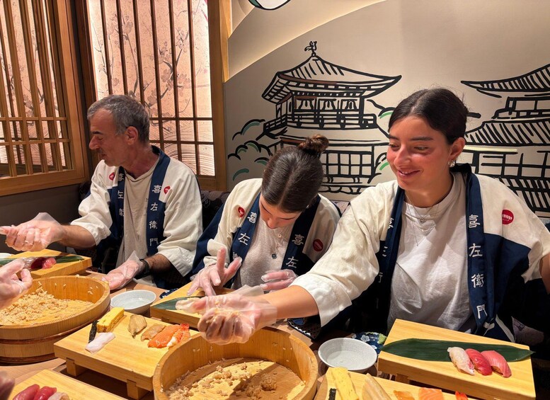 Picture 362 for Activity Kyoto: Sushi Making Class at Sushi Restaurant Before Open 2