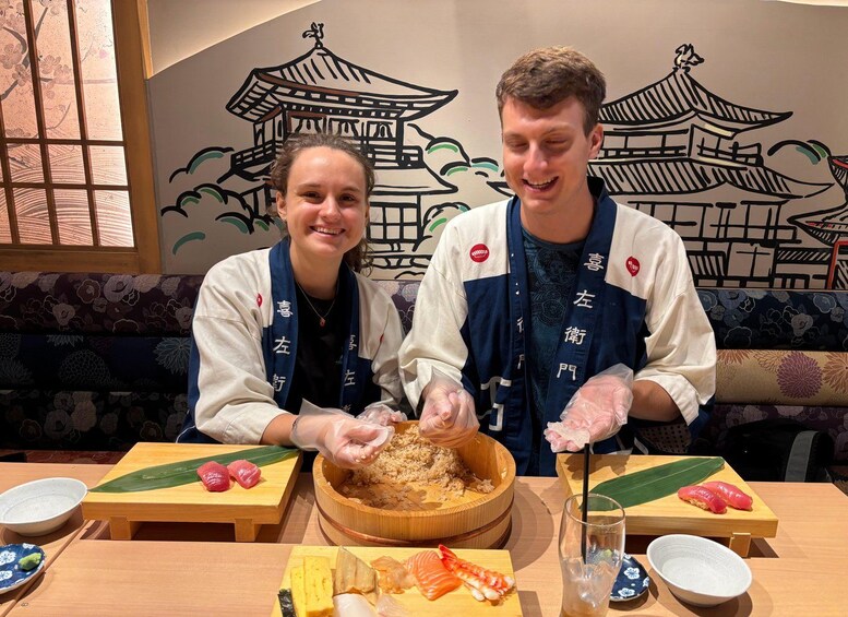 Picture 370 for Activity Kyoto: Sushi Making Class at Sushi Restaurant Before Open 4