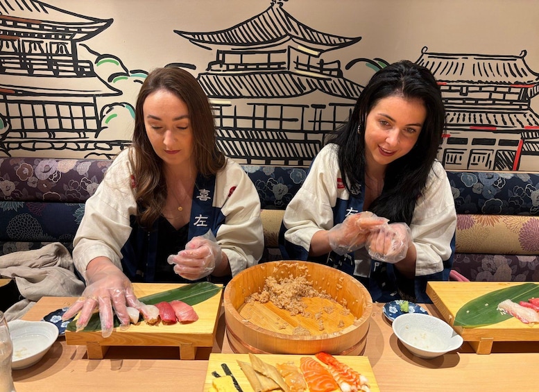 Picture 461 for Activity Kyoto: Sushi Making Class at Sushi Restaurant Before Opening 3