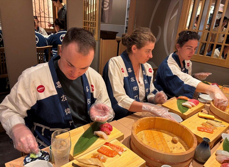 Picture 417 for Activity Kyoto: Sushi Making Class at Sushi Restaurant Before Open 3