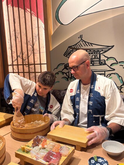 Picture 301 for Activity Kyoto: Sushi Making Class at Sushi Restaurant Before Open 4