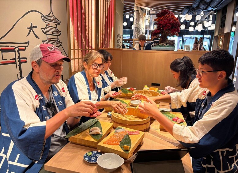 Picture 192 for Activity Kyoto: Sushi Making Class at Sushi Restaurant Before Open 3