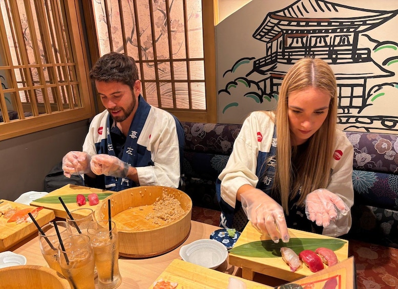 Picture 432 for Activity Kyoto: Sushi Making Class at Sushi Restaurant Before Opening 2