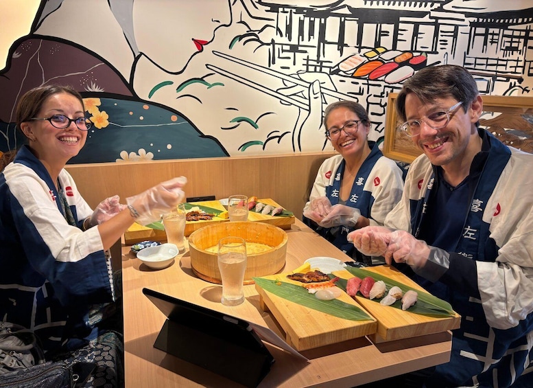 Picture 115 for Activity Kyoto: Sushi Making Class at Sushi Restaurant Before Open 3
