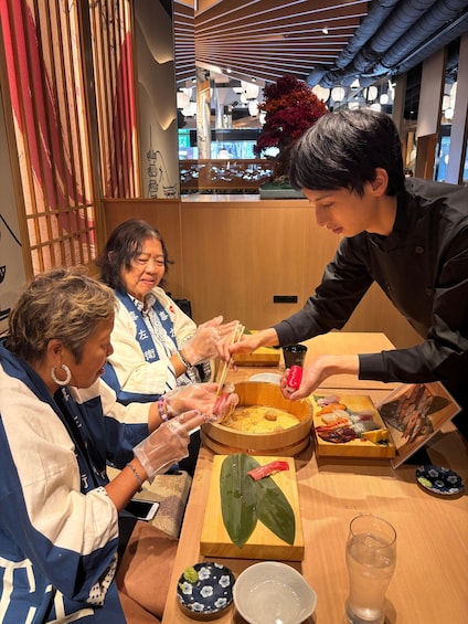 Picture 102 for Activity Kyoto: Sushi Making Class at Sushi Restaurant Before Open 4