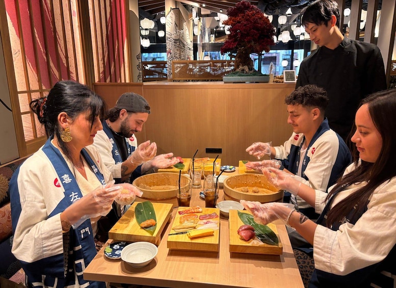 Picture 422 for Activity Kyoto: Sushi Making Class at Sushi Restaurant Before Open 4