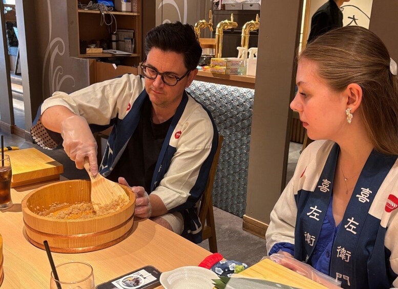 Picture 100 for Activity Kyoto: Sushi Making Class at Sushi Restaurant Before Open 3