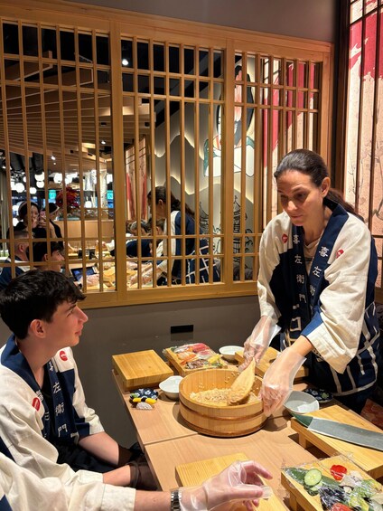 Picture 348 for Activity Kyoto: Sushi Making Class at Sushi Restaurant Before Open 5