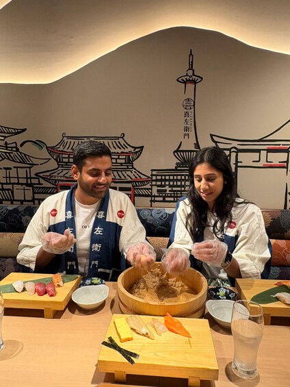 Picture 400 for Activity Kyoto: Sushi Making Class at Sushi Restaurant Before Open 3