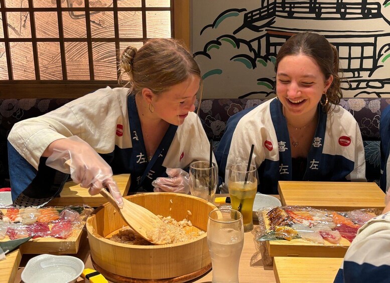 Picture 178 for Activity Kyoto: Sushi Making Class at Sushi Restaurant Before Open 4