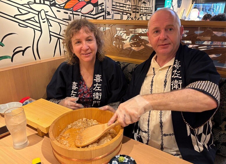 Picture 100 for Activity Kyoto: Sushi Making Class at Sushi Restaurant Before Open 4