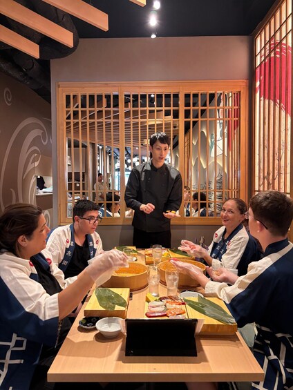 Picture 102 for Activity Kyoto: Sushi Making Class at Sushi Restaurant Before Open 3