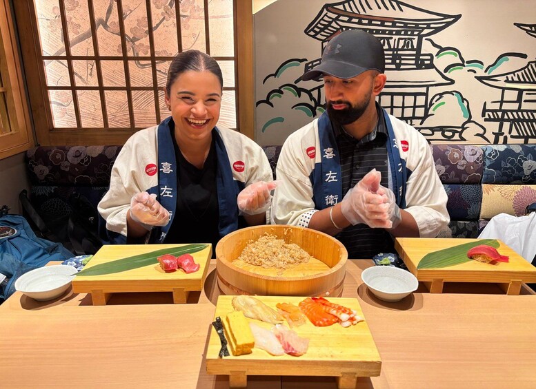 Picture 382 for Activity Kyoto: Sushi Making Class at Sushi Restaurant Before Open 4