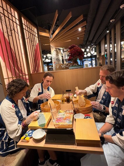 Picture 343 for Activity Kyoto: Sushi Making Class at Sushi Restaurant Before Open 4