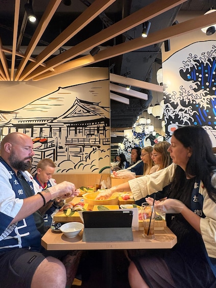 Picture 105 for Activity Kyoto: Sushi Making Class at Sushi Restaurant Before Open 4