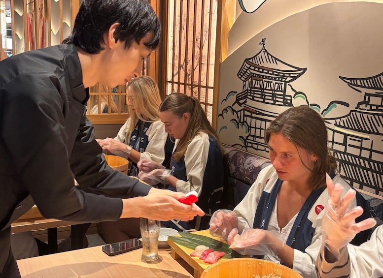 Picture 102 for Activity Kyoto: Sushi Making Class at Sushi Restaurant Before Open 2
