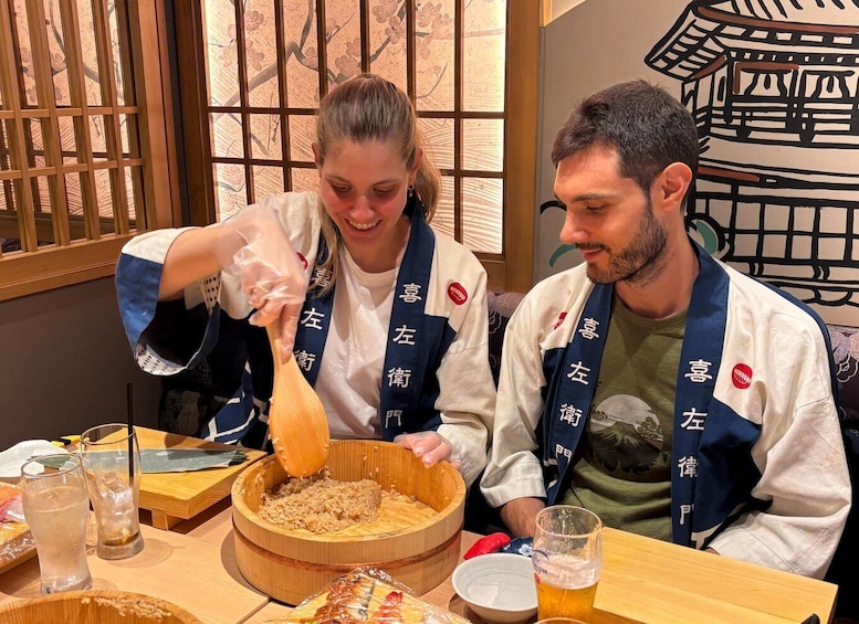 Picture 221 for Activity Kyoto: Sushi Making Class at Sushi Restaurant Before Open 3
