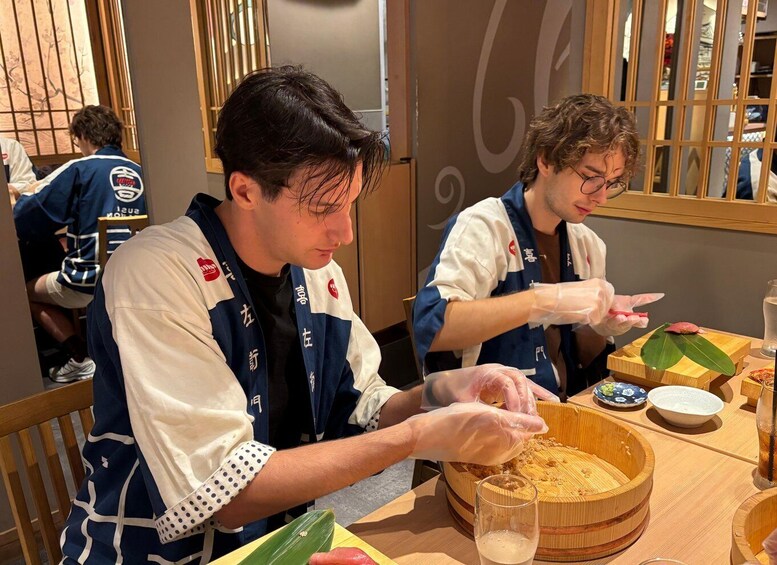 Picture 102 for Activity Kyoto: Sushi Making Class at Sushi Restaurant Before Open 3