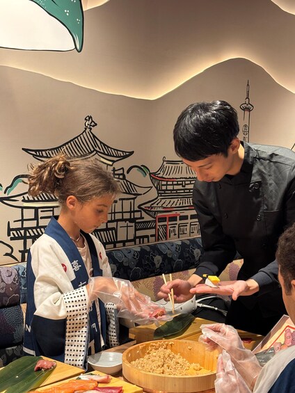 Picture 189 for Activity Kyoto: Sushi Making Class at Sushi Restaurant Before Open 4