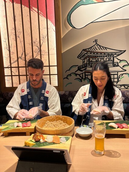 Picture 269 for Activity Kyoto: Sushi Making Class at Sushi Restaurant Before Open 3