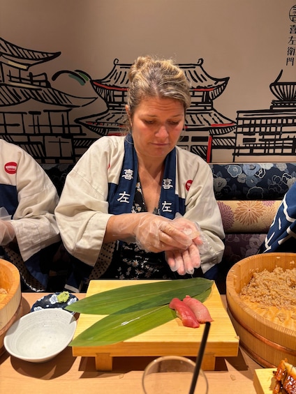 Picture 102 for Activity Kyoto: Sushi Making Class at Sushi Restaurant Before Open 4