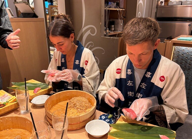 Picture 171 for Activity Kyoto: Sushi Making Class at Sushi Restaurant Before Open 5
