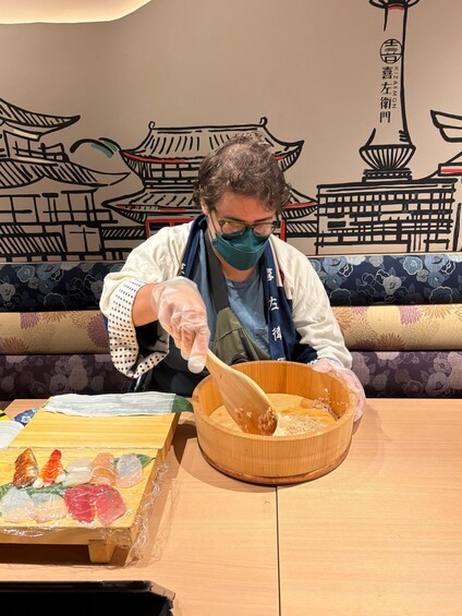 Picture 134 for Activity Kyoto: Sushi Making Class at Sushi Restaurant Before Open 4