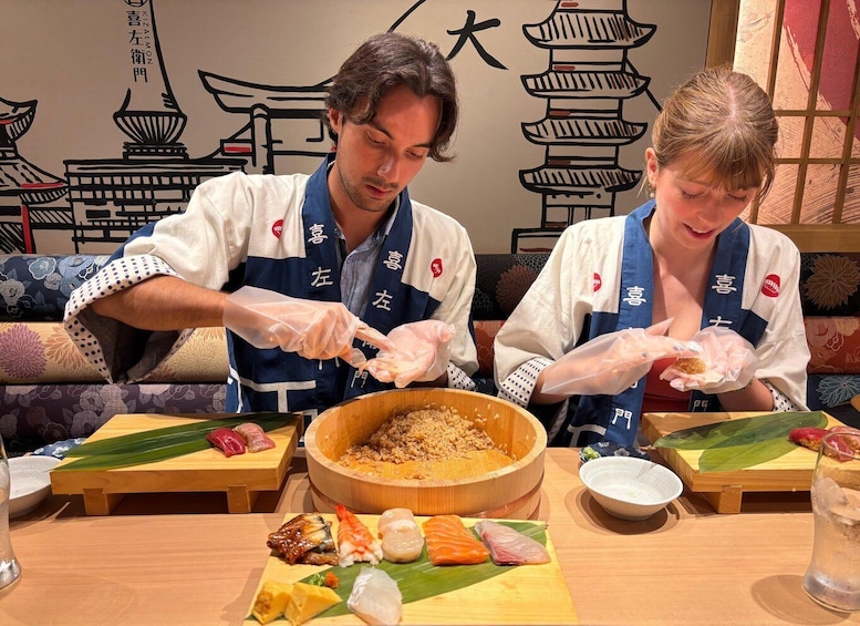 Picture 104 for Activity Kyoto: Sushi Making Class at Sushi Restaurant Before Open 5
