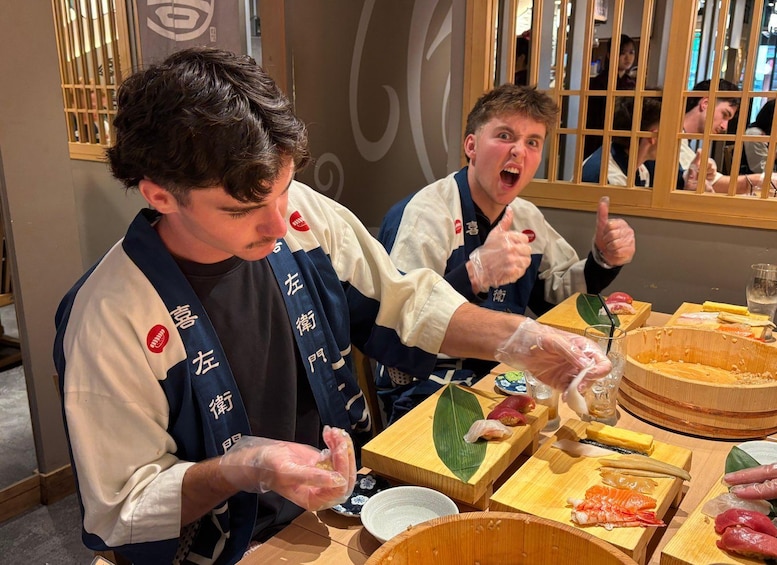 Picture 430 for Activity Kyoto: Sushi Making Class at Sushi Restaurant Before Opening 4