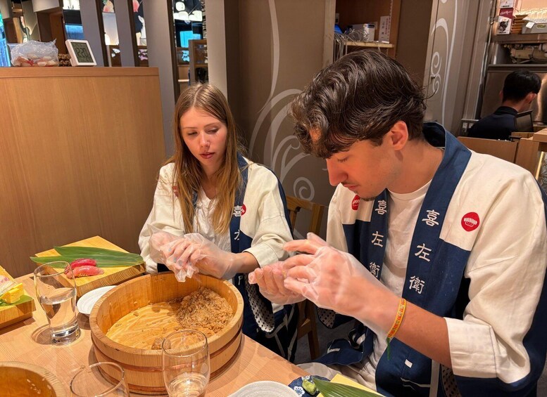 Picture 104 for Activity Kyoto: Sushi Making Class at Sushi Restaurant Before Open 2