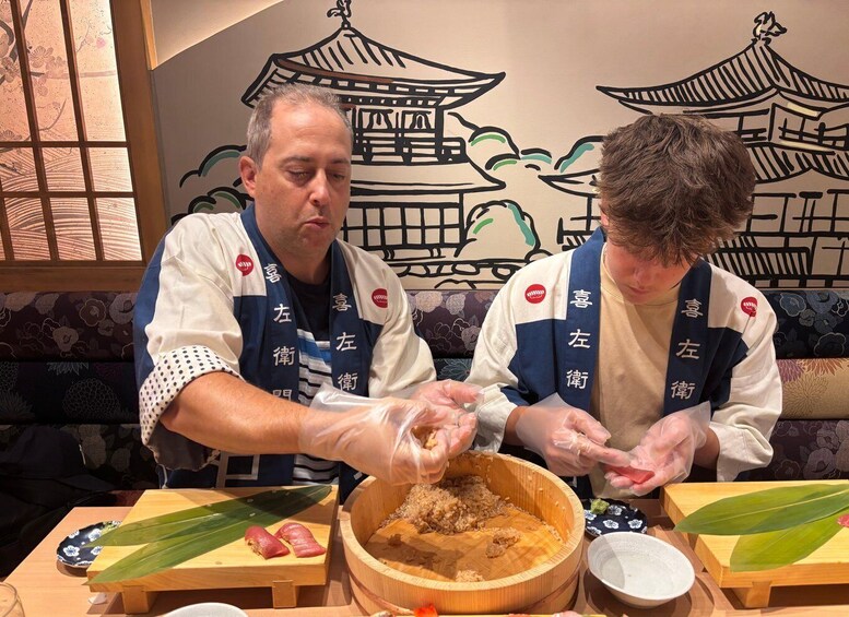 Picture 104 for Activity Kyoto: Sushi Making Class at Sushi Restaurant Before Open 5
