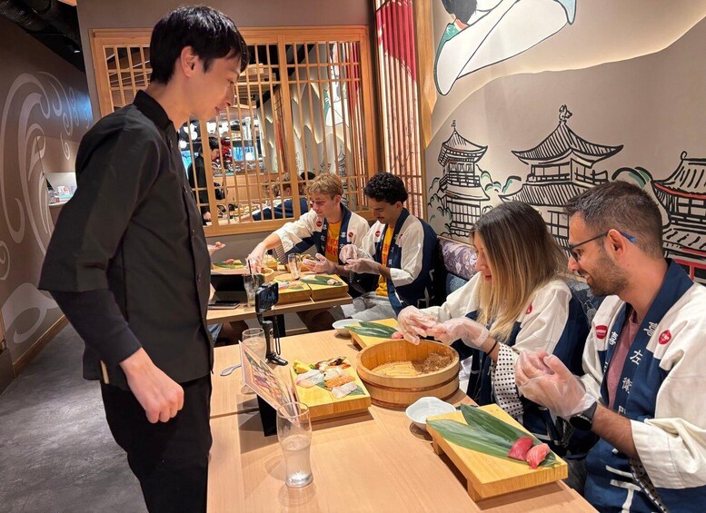 Picture 186 for Activity Kyoto: Sushi Making Class at Sushi Restaurant Before Open 5