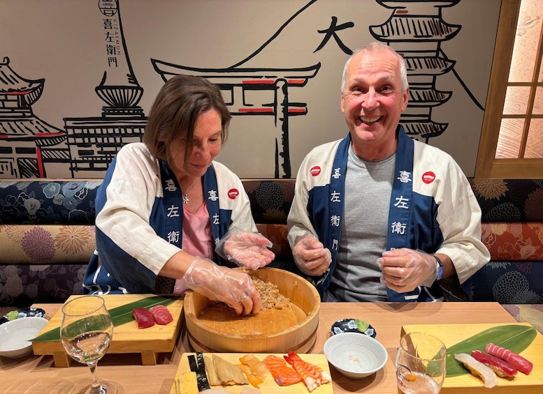 Picture 409 for Activity Kyoto: Sushi Making Class at Sushi Restaurant Before Open 2