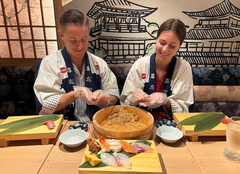 Picture 103 for Activity Kyoto: Sushi Making Class at Sushi Restaurant Before Open 2