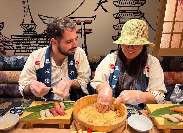 Picture 101 for Activity Kyoto: Sushi Making Class at Sushi Restaurant Before Open 5