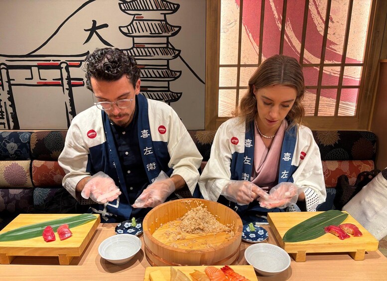 Picture 363 for Activity Kyoto: Sushi Making Class at Sushi Restaurant Before Open 2