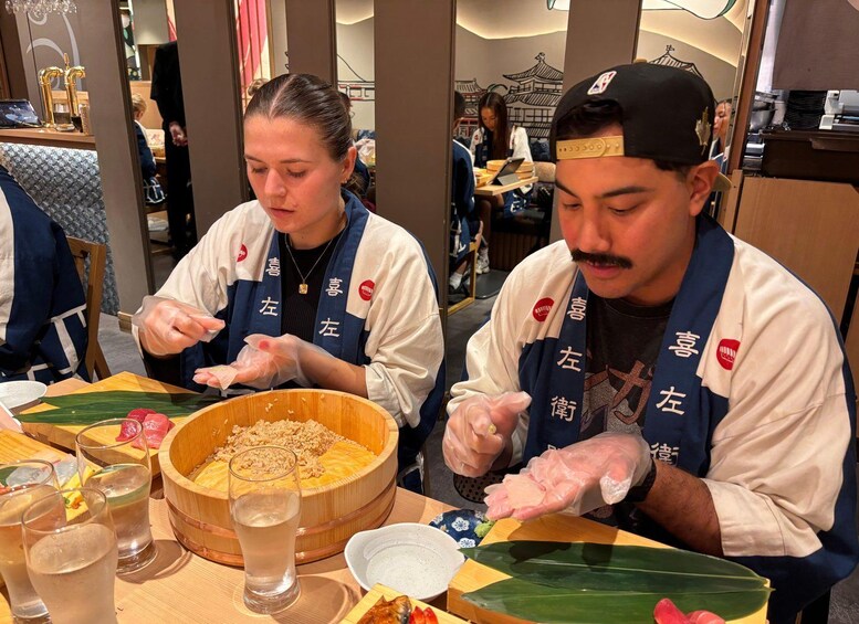 Picture 307 for Activity Kyoto: Sushi Making Class at Sushi Restaurant Before Open 2