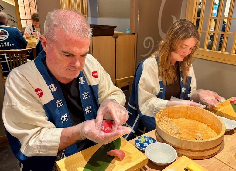 Picture 391 for Activity Kyoto: Sushi Making Class at Sushi Restaurant Before Open 2