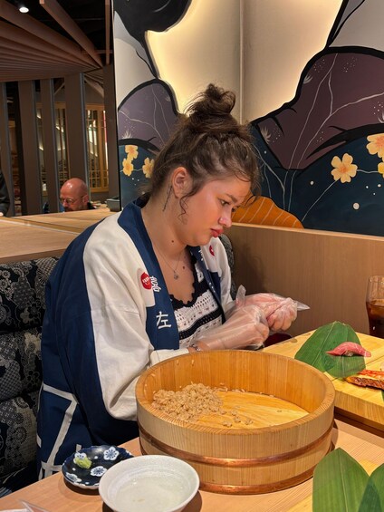 Picture 102 for Activity Kyoto: Sushi Making Class at Sushi Restaurant Before Open 5