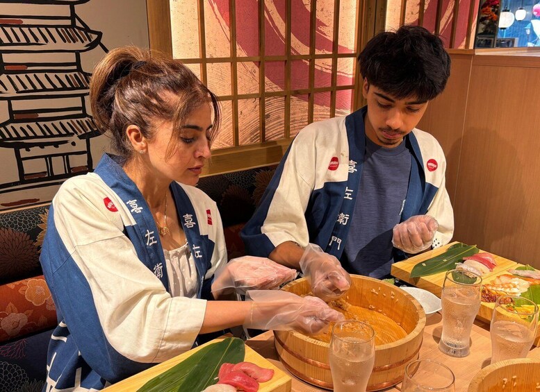 Picture 111 for Activity Kyoto: Sushi Making Class at Sushi Restaurant Before Open 3