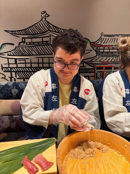 Picture 103 for Activity Kyoto: Sushi Making Class at Sushi Restaurant Before Open 5