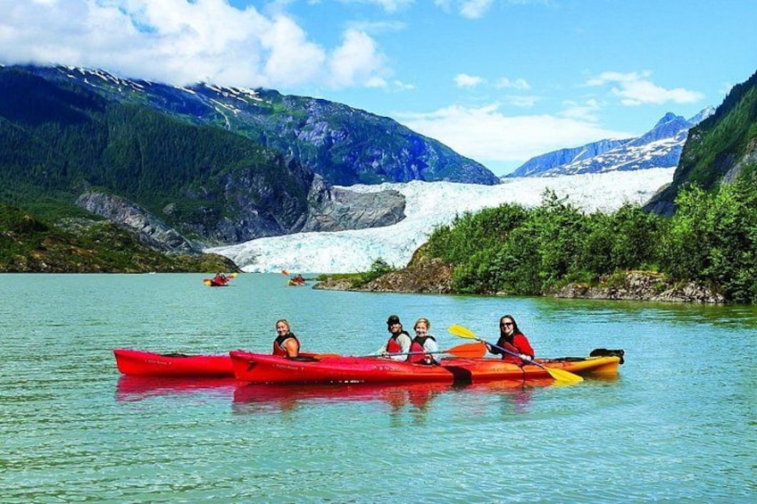 Mendenhall Lake Kayak and Salmon Bake Adventure 4