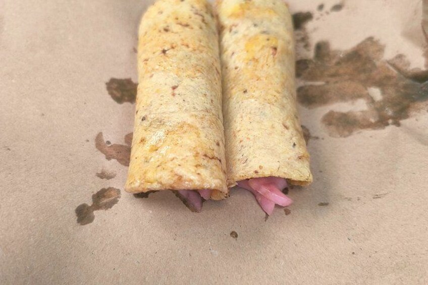 Gefüllte Tortillas, gerollt. 2