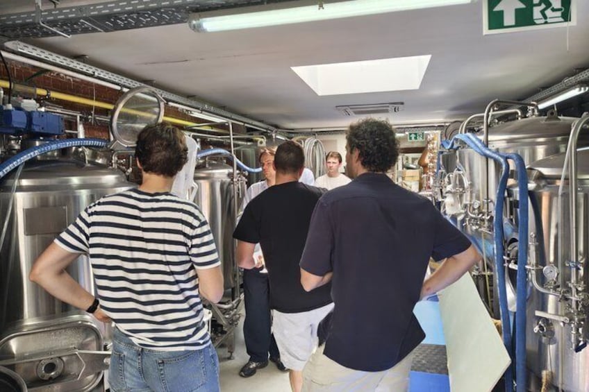 Beer Tasting Workshop at a Brussels Microbrewery 2