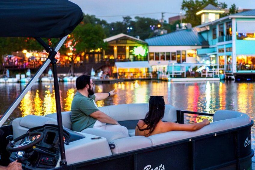 Private Lake Austin Boat Tour 2 Hour Luxury Cruise Optional Shade 4