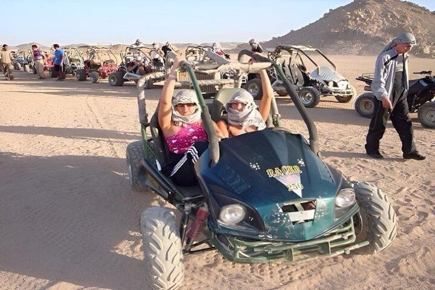 3 Hours Desert Quad Biking and Bedouin Village with Camel Riding 4