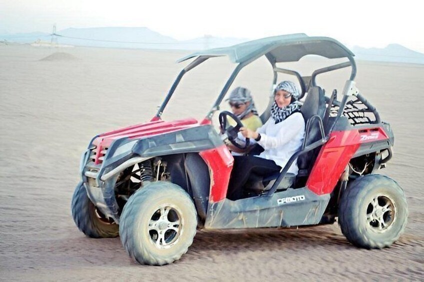 3 Hours Desert Quad Biking and Bedouin Village with Camel Riding 3