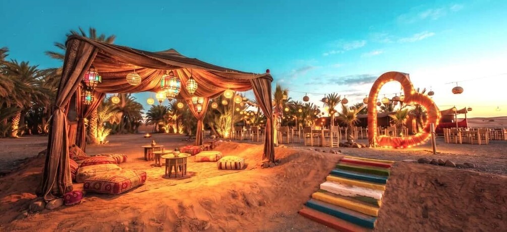 Picture 7 for Activity Marrakech to Agafay: Sunset, Quad, Camel & Dinner, Fire show 4