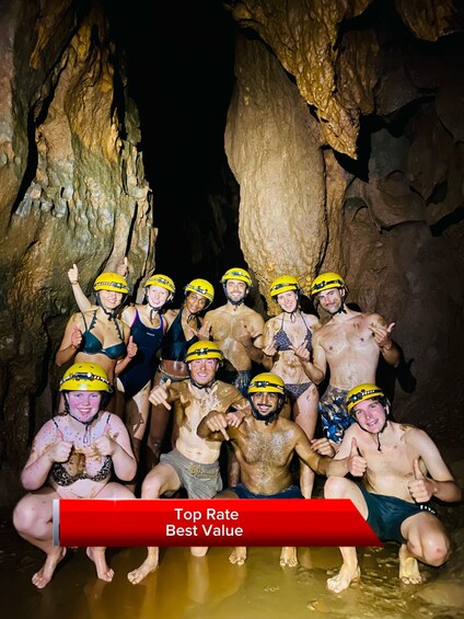 Picture 11 for Activity Phong Nha cave & Dark Cave: Zipline, Mud Bath & Boat Tour 3